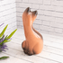 Кошка Муська 20 см шоколадная глянцевая