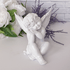 Фигура Ангел Счастье 13х16 см белый