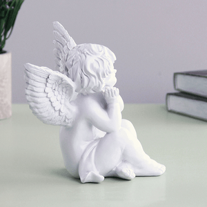 Фигура Ангел Счастье 13х16 см белый