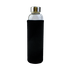 Бутылка для напитков с ситечком 550 мл черный чехол жаропрочное стекло