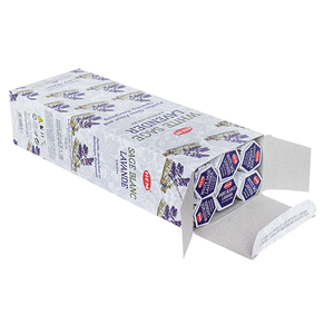 Благовоние HEM Белый Шалфей Лаванда White Sage Lavender шестигранник упаковка 6 шт