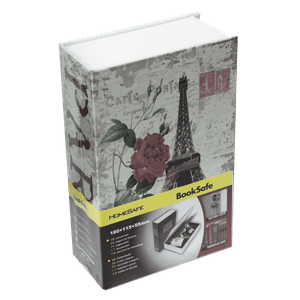 Сейф-книга с ключом Эйфелева башня 12х18х5см металл