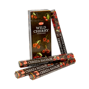 Благовоние HEM Дикая Вишня Wild Cherry шестигранник упаковка 6 шт