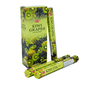 Благовоние HEM Киви Виноград Kiwi Grapes шестигранник упаковка 6 шт