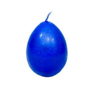 Свеча яйцо пасхальное 5х7см Синяя