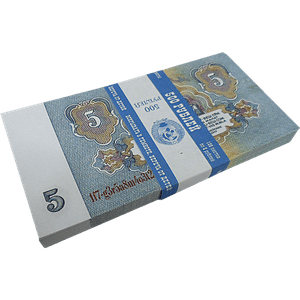 Бумага для заметок Пачка денег СССР 5 рублей 90листов 11х5,5см