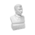 Скульптура Бюст Сталин И.В 5х8 см белый