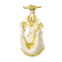 Кукла сувенирная Герцогиня 26см белое-золото костюм