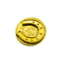 Подкова на царской монете 2 см золото в упаковке