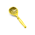 Ложка загребушка `Половник` 3 см золото в упаковке