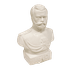 Скульптура Бюст Николай II 6х9 см белый