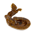 Пепельница Лошадь 16х16х11 см коричневая керамика
