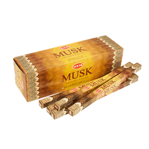 Благовоние HEM Мускус Musk четырехгранник упаковка 25 шт
