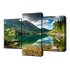 Модульная картина Триптих Горное озеро 100х65 см
