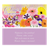 Конверт для денег С днем рождения! 16,5х8,5 см Цветы и Бабочки