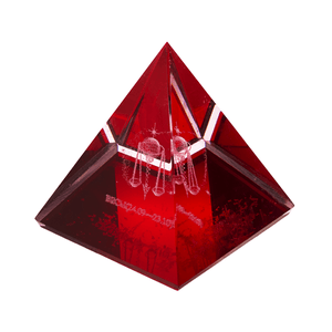 Пирамида Знаки Зодиака 5 см Весы красная в подарочной коробке