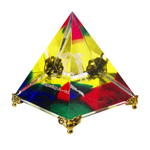 Пирамида Знаки Зодиака 7 см Водолей хамелеон