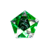 Пентаграмма Знак Зодиака Стрелец 6см зелёная