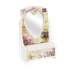 Шкатулка с зеркалом 1 ящичек 14х22 см Комодик Прованс Лаванда Эйфелева башня