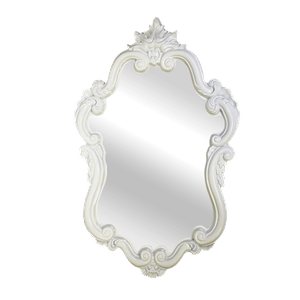 Зеркало Людовик 53х82 см белое