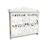 Шкафчик - ключница резной 38 см белый