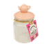 Баночка для чая подарочная 13 см Чайник розовый