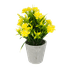 Цветы декоративные Весенний букет 25 см желтые