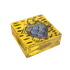 Шкатулка Черепаха Blue 13х6х13 см золото