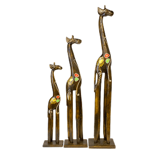Жирафы с цветочным узором Нр3шт 100(80,60)см