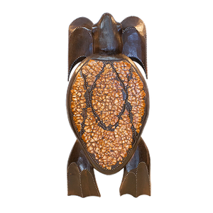 Панно настенное Черепаха 50 см инкрустация дерево албезия