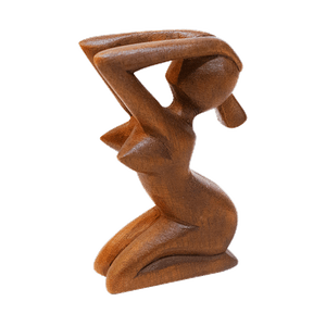 Фигурка Абстракция Женщина 10 см резьба ,дерево суар