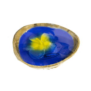 АромаСвеча Кокос Корица  9,5 см синий парафин, кокос