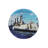 Магнит круглый Крейсер Аврора 7 см цветная фотопечать