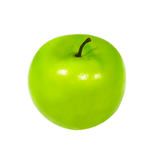 Яблоко декоративное 8х8 см зелёное