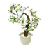 Дерево Чайная роза 45х55см бело-зеленое