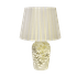 Светильник настольный Фантазия 37 см некондиция белый стразы жемчуг
