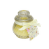 Свеча ароматическая в вазочке 9 см Ванильное мороженое кремовая