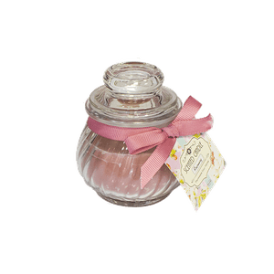 Свеча ароматическая в вазочке 9 см Роза розовая