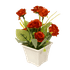 Букет декоративный Розы 19 см красный