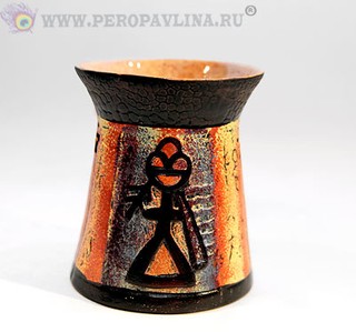 Аромалампа Этника Смайл Оранж8,5*10*8,5см керам/72