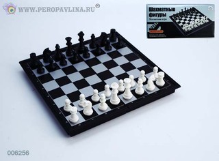Шахматы магнитные 25,5*4*12,5см мет+пласт/48шт