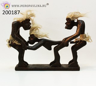 Асматы Камасутра втроем 27*20*8см дерев албезия/15