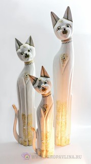 Кошки Прада н-р3шт асс (100,80,60)см бел дер/30