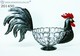 Корзинка для фруктов Петушок 16*20*34см металл/1шт