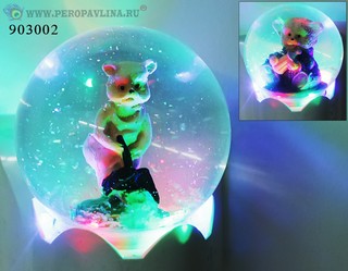 Ночник-Шар Мишка в19д7см 