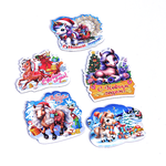 Магниты с Огненной лошадкой на 2026 год