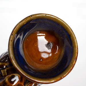 Аромалампа Слоник Хобот вверх 10 см некондиция коричнево - синяя