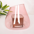 Ваза на кубе Адриа 18х18 см розовая коричневый куб