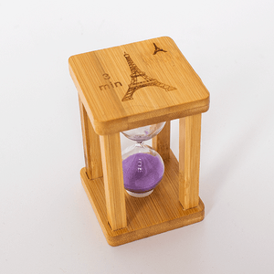 Часы песочные около 3 минут 10 см квадро фиолетовый песок