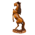 Скульптура Конь на дыбах 80 см дерево суар